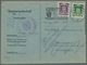 Saarland (1947/56) - Dienstmarken: 1950-51 (ca.), Neun Belege, Meist 20+50Fr Frankiert, Alle Mit Mas - Otros & Sin Clasificación