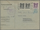 Saarland (1947/56) - Dienstmarken: 1949, "Wappen", Zwei Frankierte Belege Mit MiF In Guter Erhaltung - Sonstige & Ohne Zuordnung