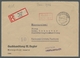 Saarland (1947/56) - Besonderheiten: MERZIG (SAAR) E Neben Ra2 "Gebühr Bezahlt" (rot) Auf In Dieser - Other & Unclassified