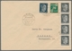 Delcampe - Dt. Besetzung II WK - Estland: 1941-1942, Partie Von 5 Briefen Mit Mi.Nr. 2x In Mischfrankatur Mit O - Occupation 1938-45