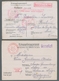 Delcampe - Kriegsgefangenen-Lagerpost: 1940-43, Sieben Belege Aus Deutschen Lagern Meist Nach Frankreich Bzw. E - Other & Unclassified