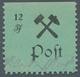 Deutsche Lokalausgaben Ab 1945: 1945, "12 Pfg. Schwarz Auf Grün In Type II Mit PLF II", Postfrischer - Otros & Sin Clasificación