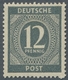 Alliierte Besetzung - Gemeinschaftsausgaben: 1946, "12 Pfg. Dunkelgrüngrau", Postfrischer Wert In Ta - Otros & Sin Clasificación