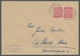 Sowjetische Zone - Provinz Sachsen: 1945, Naumburg, Postmeistertrennung, 12 Pf. Rosarot, Im Waagerec - Sonstige & Ohne Zuordnung