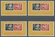 DDR: 1950, "DEBRIA"-Block, Zehn Postfrische Blocks In Ausgabetypischer Erhaltung, Mi. 1600,--. - Covers & Documents