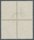 DDR: 1953, "20 Pfg. Köpfe II Mit Wasserzeichen Y I", Viererblock Mit Sauberem BERLIN N 58 I 30.12.53 - Cartas & Documentos
