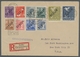 Berlin: 1948, Schwarzaufdruck 20 Werte Kpl. Mit Luftbrücken-Maschinenstempel Von "Berlin-Charlottenb - Unused Stamps