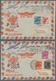 Delcampe - Berlin: 1948, Schwarzaufdruck-Partie Von 12 Adressierten Briefen Welche Mit 2 Bis 80 Pfennig Kpl. (e - Nuevos