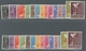 Berlin: 1949, Rotaufdruck, Zwei Postfrische Sätze, 1 Mark-Wert Gepr. Schlegel, Bzw. Lippschütz BPP, - Unused Stamps