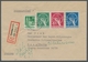 Berlin: 1949, "Herzstück Aus Block 1" Mit Zusatzfrankatur BI-Zone Als Portorichtige MiF Auf R-Brief - Unused Stamps