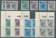 Französische Zone - Rheinland Pfalz: 1949, Rotes Kreuz, Einzelmarken, 5 Postfrische Sätze Sowie 42A, - Other & Unclassified