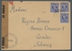 Bizone: 1946, 25 Pfg. Lilaultramarin, Drei Stück Auf Portogerechtem Auslandsbrief Mit US-amerikanisc - Other & Unclassified
