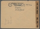 Bizone: 1946, 25 Pfg. Lilaultramarin, Drei Stück Auf Portogerechtem Auslandsbrief Mit US-amerikanisc - Other & Unclassified