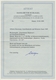Bizone: 1949, "Hannovermesse-Block Mit 30 Pfg. Schwarzviolettultramarin", Rückseitig Als Portorichti - Otros & Sin Clasificación