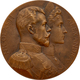 Medaillen Alle Welt: RUSSLAND; 1896, Bronzemedaille Anläßlich Des Besuches Des Zarenpaares In Frankr - Sin Clasificación