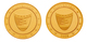 Medaillen Alle Welt: SLOWAKEI; 2009, 2 Verschiedene Medaillen Zur Euroeinführung Je Aus 333er Gold U - Unclassified
