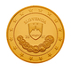 Medaillen Alle Welt: Slowenien, 2007, Medaille Zur Euroeinführung Aus 333er Gold In Polierter Platte - Sin Clasificación