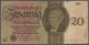 Deutschland - Deutsches Reich Bis 1945: 1924, Reichsbanknote Zu 20 Mark Vom 11.Oktober 1924 (Rosenbe - Other & Unclassified