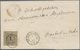 Altdeutschland: 1853/1863, Lot Von Fünf Belegen: Württemberg MiNr. 1 Auf Doppelt Verwendetem Brief, - Sammlungen