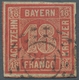 Bayern - Marken Und Briefe: 1849-1920, Gestempelte Sammlung Im Lindner-T-Falzlosalbum, Dabei Die Qua - Other & Unclassified