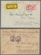 Delcampe - Deutsches Reich: 1872-1933, Kleine Interessante Partie Von 25 Belegen Mit U.a. Einigen Besseren Fran - Collections