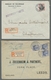 Delcampe - Deutsche Post In Der Türkei: 1899-1913, Partie Von 13 Belegen, Darunter 4 Briefe Davon 2 Als Einschr - Turquia (oficinas)