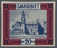 Delcampe - Deutsche Abstimmungsgebiete: Saargebiet: 1921-22, Beeindruckende Spezialsammlung Der Ausgabe "Landsc - Cartas & Documentos