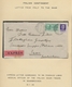 Delcampe - Deutsche Abstimmungsgebiete: Saargebiet - Feldpost: 1935, "Feldpost Der Abstimmungstruppen", Eindruc - Covers & Documents
