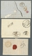 Altitalien: 1785-1855 (approx.), 13 Pre Philatelic Letters In Mostly Good Condition, With Disinfecti - Colecciones