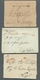 Altitalien: 1785-1855 (approx.), 13 Pre Philatelic Letters In Mostly Good Condition, With Disinfecti - Colecciones