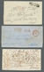 Altitalien: 1785-1855 (approx.), 13 Pre Philatelic Letters In Mostly Good Condition, With Disinfecti - Colecciones