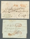 Delcampe - Altitalien: 1785-1855 (approx.), 13 Pre Philatelic Letters In Mostly Good Condition, With Disinfecti - Colecciones