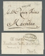 Delcampe - Altitalien: 1785-1855 (approx.), 13 Pre Philatelic Letters In Mostly Good Condition, With Disinfecti - Colecciones