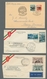 Italien: 1844-1954, Partie Von 37 Belegen Mit U.a. Vorphila, Auslandsdestinationen, Bedarf, FDC Und - Poststempel
