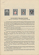 Österreich: 1947/1973, Partie Von 17 Schwarzdrucken Auf Hellgelben A4-Erläuterungsblättern, Die Nur - Cartas & Documentos