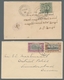 Delcampe - Indien: 1895-1955, Kleine Partie Von 25 Belegen Mit U.a. Einschreiben, Luftpost Und Verschiedenen Ve - 1882-1901 Imperio