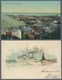 Ansichtskarten: 1898-1966, Partie Von 52 Ansichtskarten Mit U.a. Deutschland, Europa, USA Und Intere - 500 Postales Min.