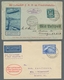 Delcampe - Zeppelinpost Deutschland: 1924-1938, Beachtenswerte Partie Von 14 Belegen Mit U.a. Einem Brief Der E - Airmail & Zeppelin