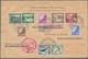 Delcampe - Zeppelinpost Deutschland: 1930-1938, Lot Von 14 Zeppelin-Belegen (11 Deutsche, 1 Schweiz, 1 Argentin - Airmail & Zeppelin