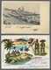 Delcampe - Schiffspost Deutschland: 1892-1905, Partie Von 13 Frankierten Ansichtskarten Welche Alle Deutsche Se - Cartas & Documentos