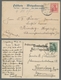 Schiffspost Deutschland: 1907-1918, Partie Von 12 Gelaufenen Ansichtskarten Welche Alle See- Oder Sc - Covers & Documents