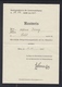 Österreich Ausweis Kriegserinnerungsmedaille 1936 - Historische Dokumente