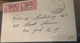 See Photos. Lebanon 1925 Cover Franked 2 Piastres Bilingual Sent To New York. - Líbano