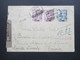 1943 Zensurpost Zensurstelle Bordeaux Censura Gubernativa Barcelona Und OKW Y Geprüft Und Geöffnet! Mehrfachzensur - Storia Postale