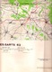 Delcampe - ©1953 CUL-DES-SARTS Couvin CARTE D ETAT MAJOR OCROI SIGNY-LE-PETIT AUBENTON REGNIOWEZ BRULY SAIT-MICHEL ANOR RIEZES S482 - Cul-des-Sarts