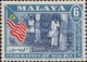 USED STAMPS Malaya,-Federation - Coat Of Arms, Flag And Map Of Malaya   -1957 - Fédération De Malaya