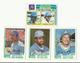 1982 TOPPS BASEBALL CARDS – ATLANTA BRAVES – MLB – MAJOR LEAGUE BASEBALL – LOT OF FOUR - Konvolute