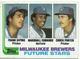 Delcampe - 1982 TOPPS BASEBALL CARDS – MILWAUKEE BREWERS – MLB – MAJOR LEAGUE BASEBALL – LOT OF SEVEN - Konvolute