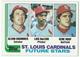 Delcampe - 1982 TOPPS BASEBALL CARDS – SAINT LOUIS CARDINALS – MLB – MAJOR LEAGUE BASEBALL – LOT OF FIVE - Lotti