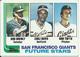 Delcampe - 1982 TOPPS BASEBALL CARDS – SAN FRANCISCO GIANTS – MLB – MAJOR LEAGUE BASEBALL – LOT OF FIVE - Konvolute